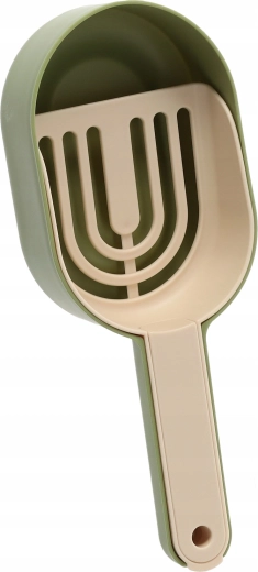 Szybkie przesiewanie dzięki wbudowanemu sitku 2w1