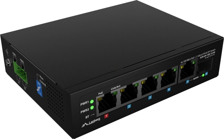 Uplink 1GbE i SFP dla niezawodnego rdzenia sieci