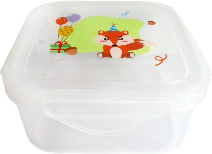 Plastikowy pojemnik na żywność Lisek 760 ml