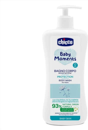 Chicco Baby Moments Protection żel pod prysznic dla dzieci od urodzenia 750 ml