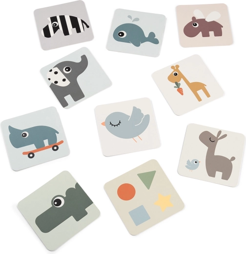 Done by Deer kontrastowe karty dla niemowląt Deer friends (10 szt.)