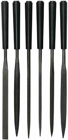 Pilniki iglaki STANLEY 150 mm, zestaw 6 szt.