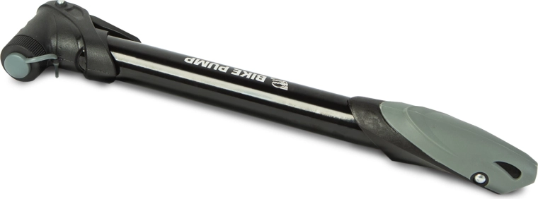 Dwukierunkowa pompka ręczna WheelZone do roweru, 60 PSI, czarna