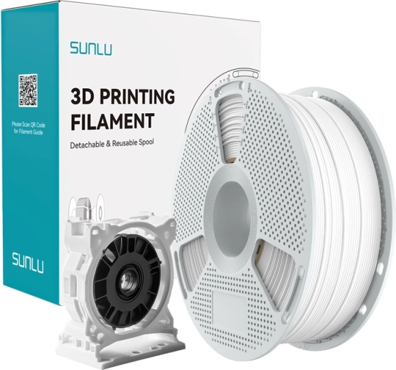 Filament Sunlu PC-ABS biały 1,75 mm 1 kg