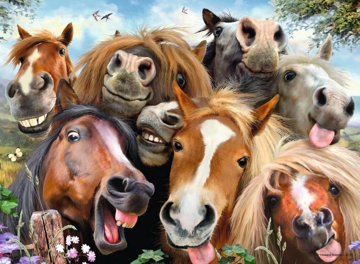 Puzzle z motywem Konie 500 elementów