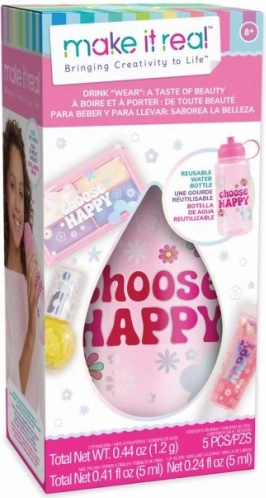 Zestaw kosmetyczny z butelką na wodę dla dzieci