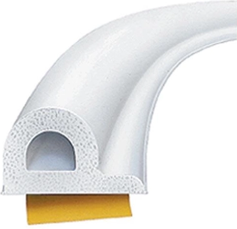 Uszczelka do okien i drzwi P, 9 × 5,5 mm, biała, 100 m