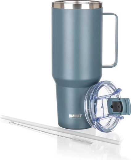 Wygodne picie z pokrywką i słomką