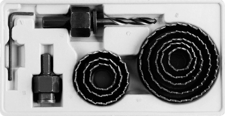 Zestaw otwornic 19–64 mm, 11-częściowy