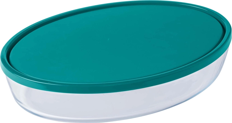 Szklane naczynie do zapiekania Pyrex z pokrywką 3,1 l (35 × 24 × 6 cm)