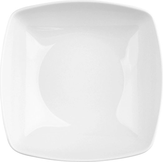 Głęboki talerz MariaPaula Moderna kwadratowy biały 18,5 cm