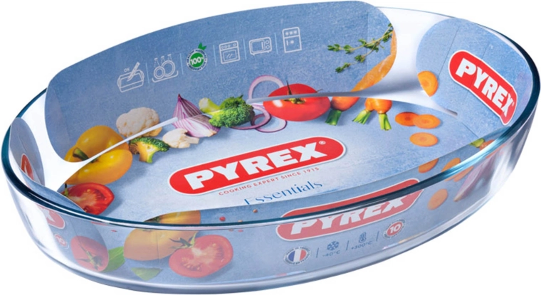 Naczynie żaroodporne owalne PYREX 3,1 l szkło 35 × 24 × 6 cm