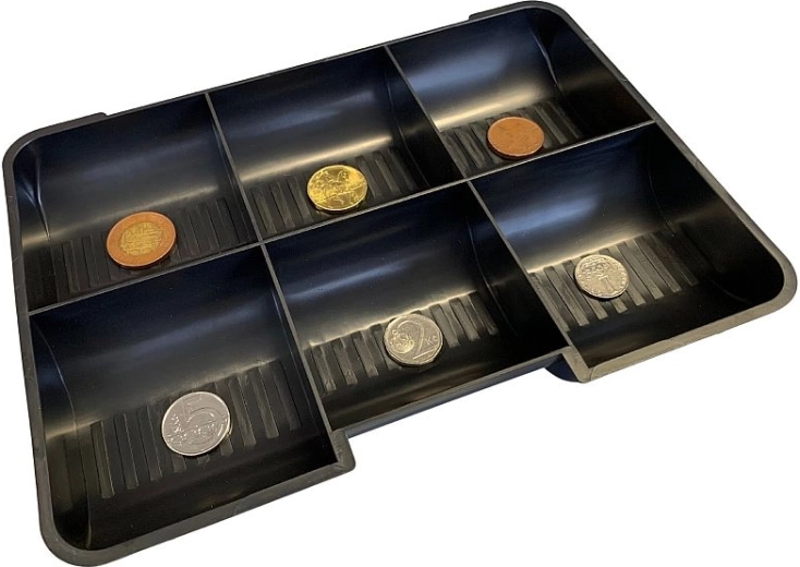 Przegródka na monety do szybkiego sortowania