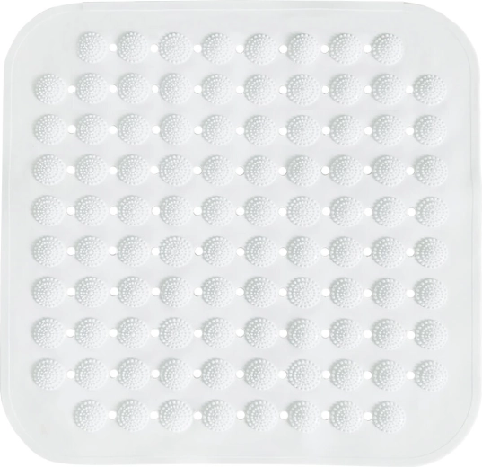 Antypoślizgowa mata prysznicowa z PVC 43,5 × 43,5 cm