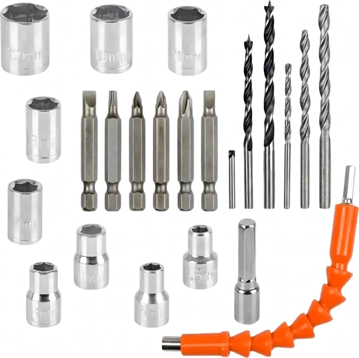 Kufer i akcesoria, w tym elastyczna przedłużka