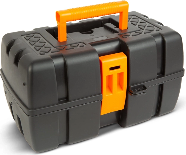 Plastikowa walizka na narzędzia z potrójnym organizerem 37 x 23 x 21 cm