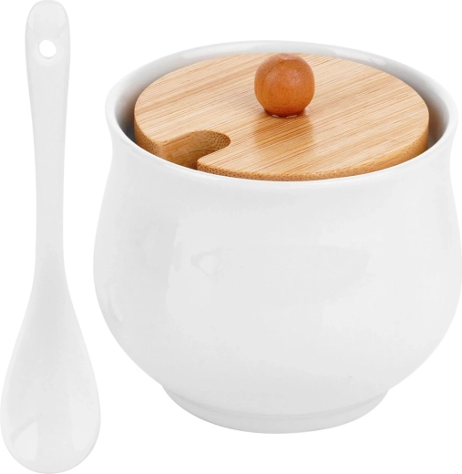 Zintegrowana łyżeczka dla wygodnego serwowania