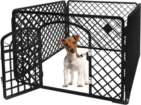 Plastowy wybieg dla zwierząt domowych 90 × 90 × 60 cm