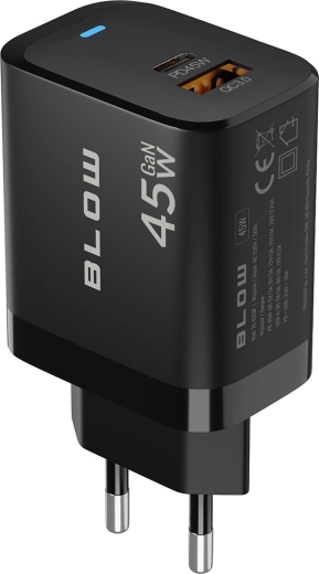 Szybkie ładowanie 45 W z Power Delivery