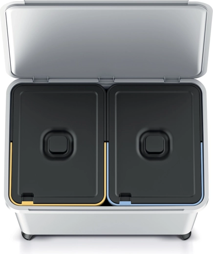 Dwie oddzielne komory dla łatwej segregacji