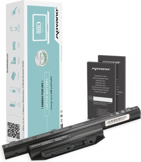 Bateria Movano do Fujitsu Lifebook E744 i E753 4400 mAh 48 Wh