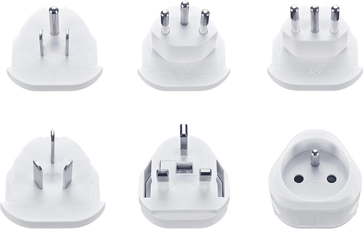 Kompaktowy adapter z wymiennymi końcówkami