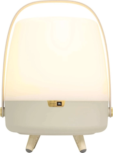 Przenośna lampa Kooduu lite-up play z głośnikiem JBL, beżowa