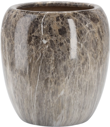 Ceramiczna osłonka na doniczkę Marmur z efektem marmuru 31 × 35 cm