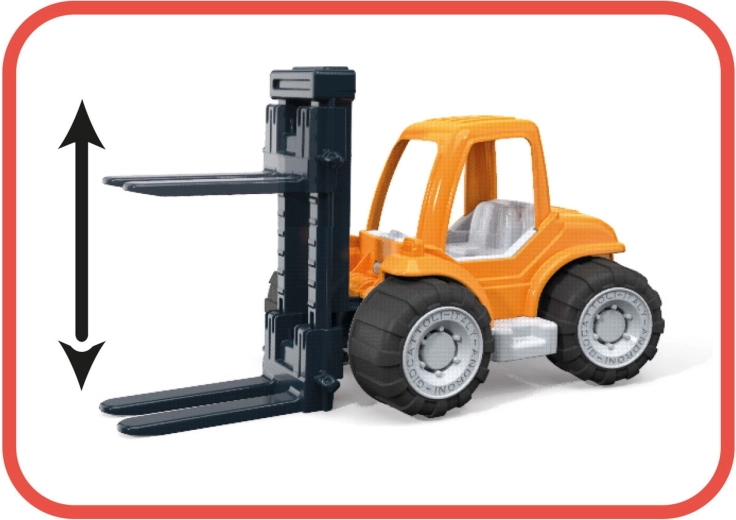 Funkcyjny podnośnik wideł dla realistycznej zabawy