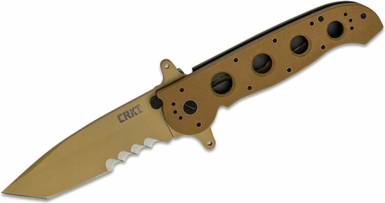 CRKT M16 Special Forces taktyczny nóż składany 9,8 cm, piaskowobrązowy, G10