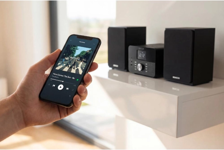 Bezprzewodowe odtwarzanie przez Bluetooth 5.2