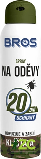 BROS spray do odzieży przeciw kleszczom 90 ml