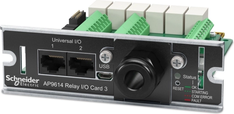Schneider Electric APC SmartSlot karta suchych styków I/O (AP9614)