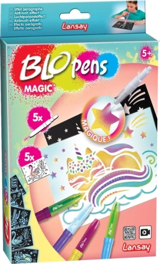 Magiczne dmuchane flamastry BLOPENS – 5 sztuk