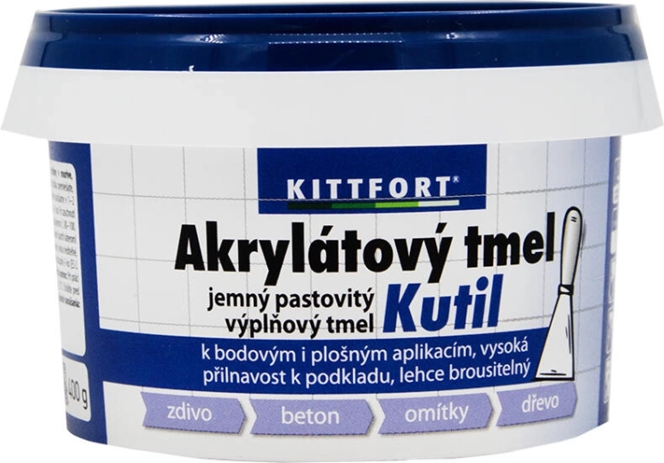 Akrylowy szpachlowy uszczelniacz Kutil Kitt 400 g