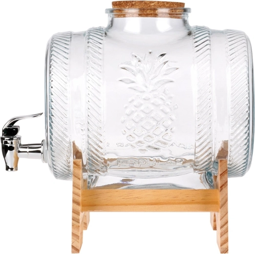 Mocne szkło z tłoczeniem ananasa