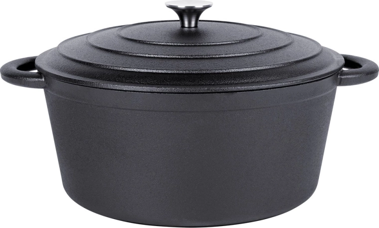 Solidna pokrywka z nierdzewnym gałkiem