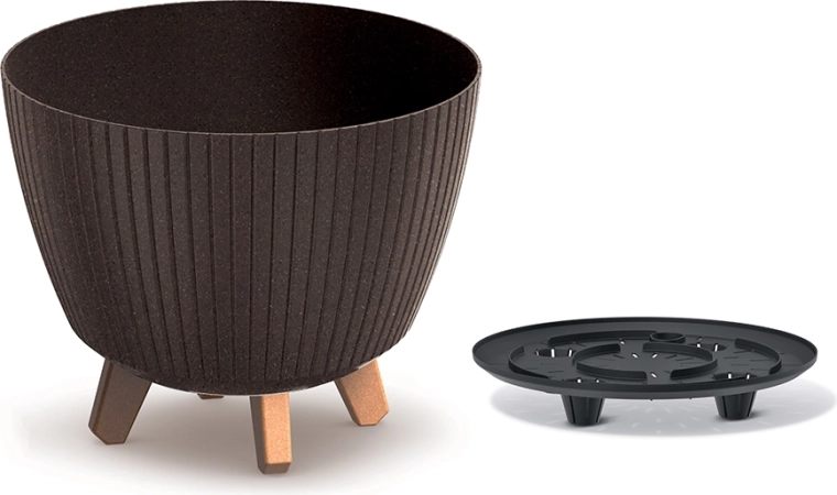 Donica Lamia Eco Wood 28,8 cm – kawa
