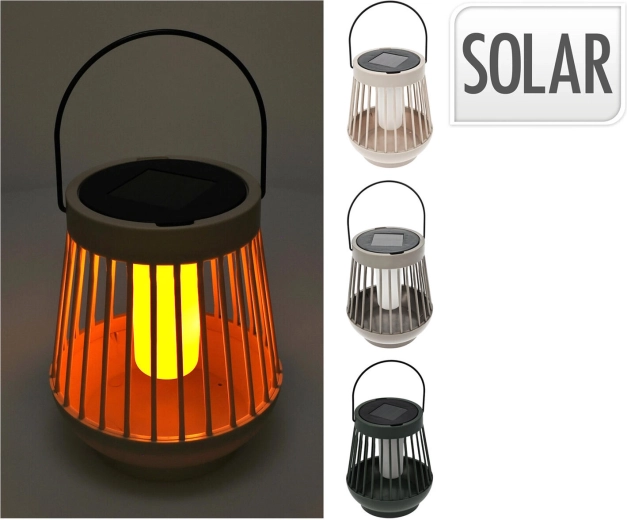 Solarny ogrodowy kinkiet LED 13 cm