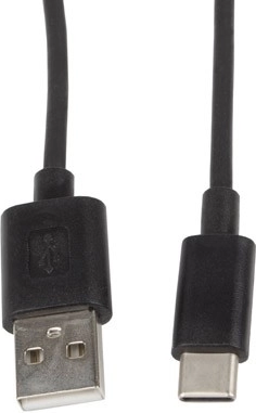 Kabel USB-C -> USB-A M/M 1,8 m 2.0 czarny