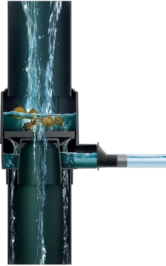 Płynny przepływ wody i skuteczna separacja zanieczyszczeń