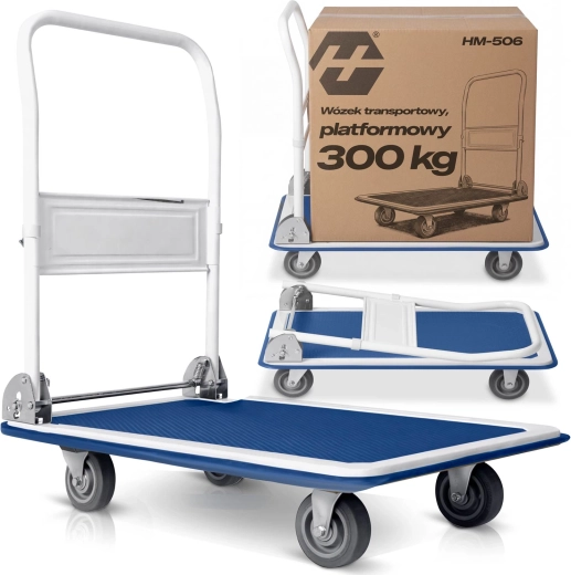 Wózek transportowy platformowy Humberg o nośności 300 kg
