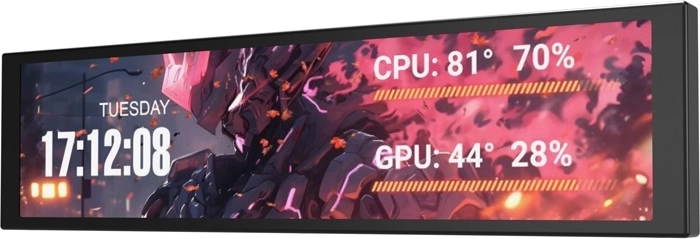 DarkFlash V92 9,2-calowy monitor IPS czarny