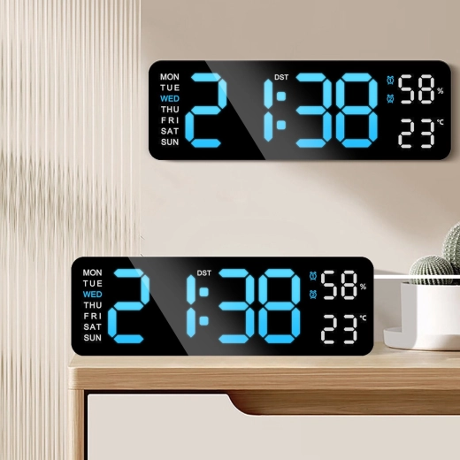 Głośny alarm i SNOOZE dla wygodnego wstawania