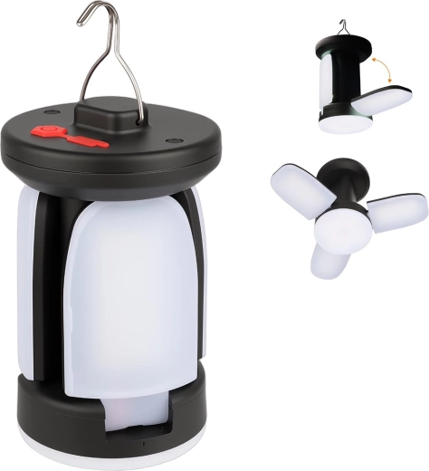 Solight ładowalna LED latarnia kempingowa 400 lm, ciepła biała – 1 szt.