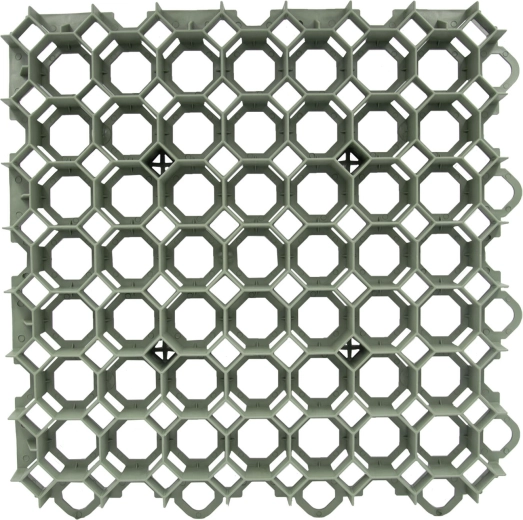 Płyta trawnikowa 49 × 49 × 4 cm zielona z tworzywa z recyklingu