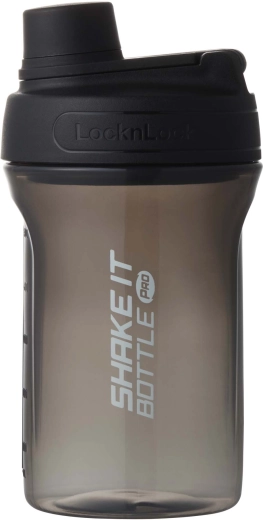 LocknLock Shake It shaker – butelka do picia 650 ml czarna