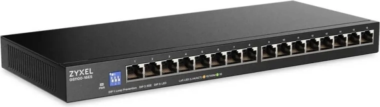 Zyxel GS1100 Switchable niezarządzalny gigabitowy przełącznik 16-portowy