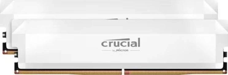 Pamięć DDR5 Crucial Pro Overclocking 32GB 6000MHz biała