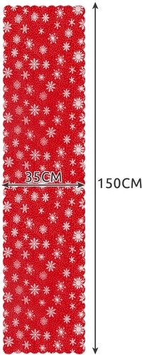 Wymiar 150 × 35 cm dla większości stołów